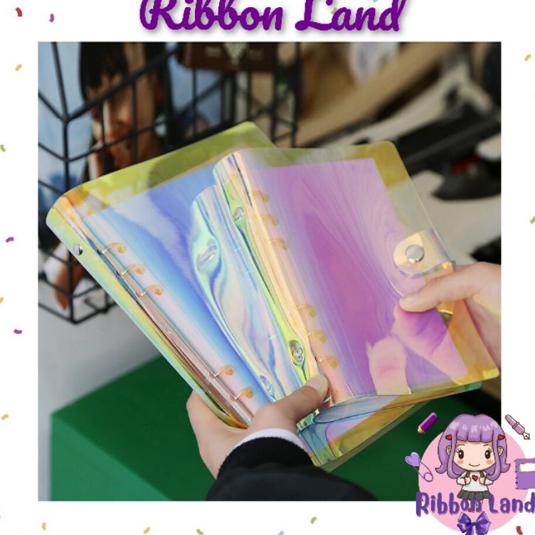 

Dijamin Awet A5 A6 Cover Diary Notebook Binder Laser Hologram