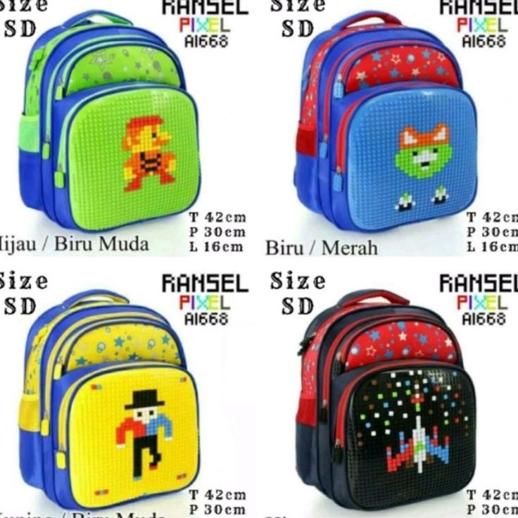 Garansi Original  Tas lego diy ransel anak  tas backpack lego diy size uk35x2x4 import  kualitas sng