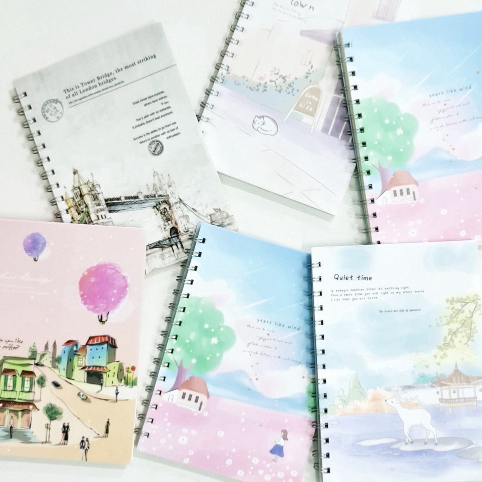 

Hot Product SOS Buku Tulis Spiral A57 Cover Plastik Buku SpiralCatatanNote BookNotebook