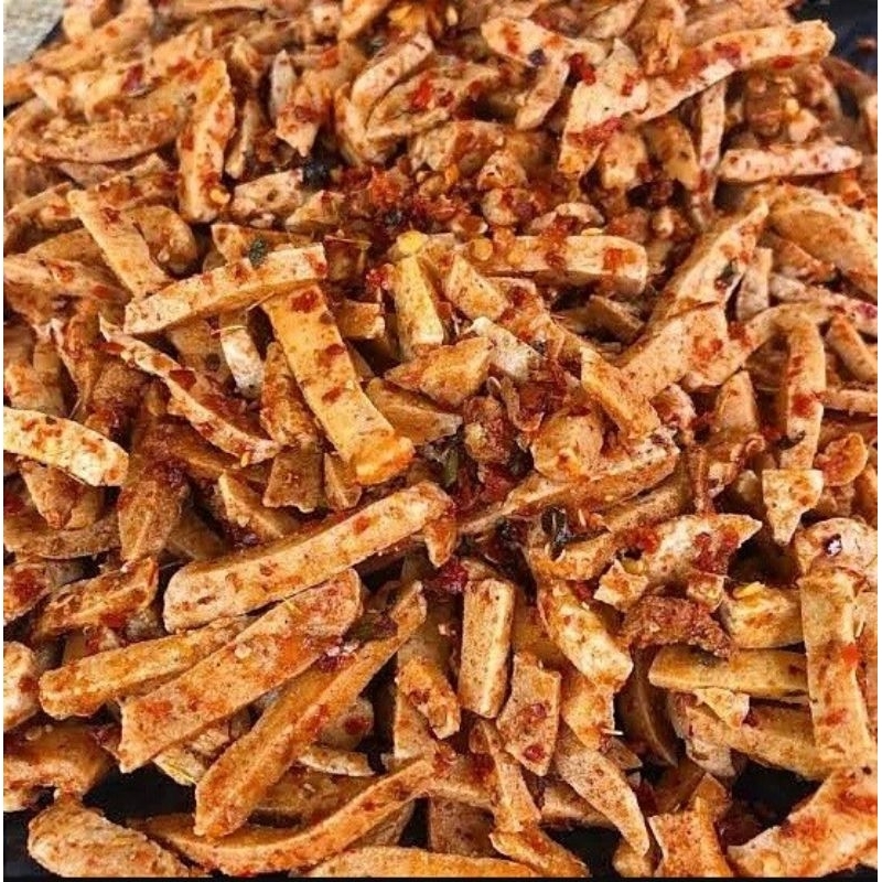 

[COD] 200g Basreng viral / Basreng daun jeruk/ Basreng Pedas Nampoll/ Basreng Pedas gila/ Basreng enak