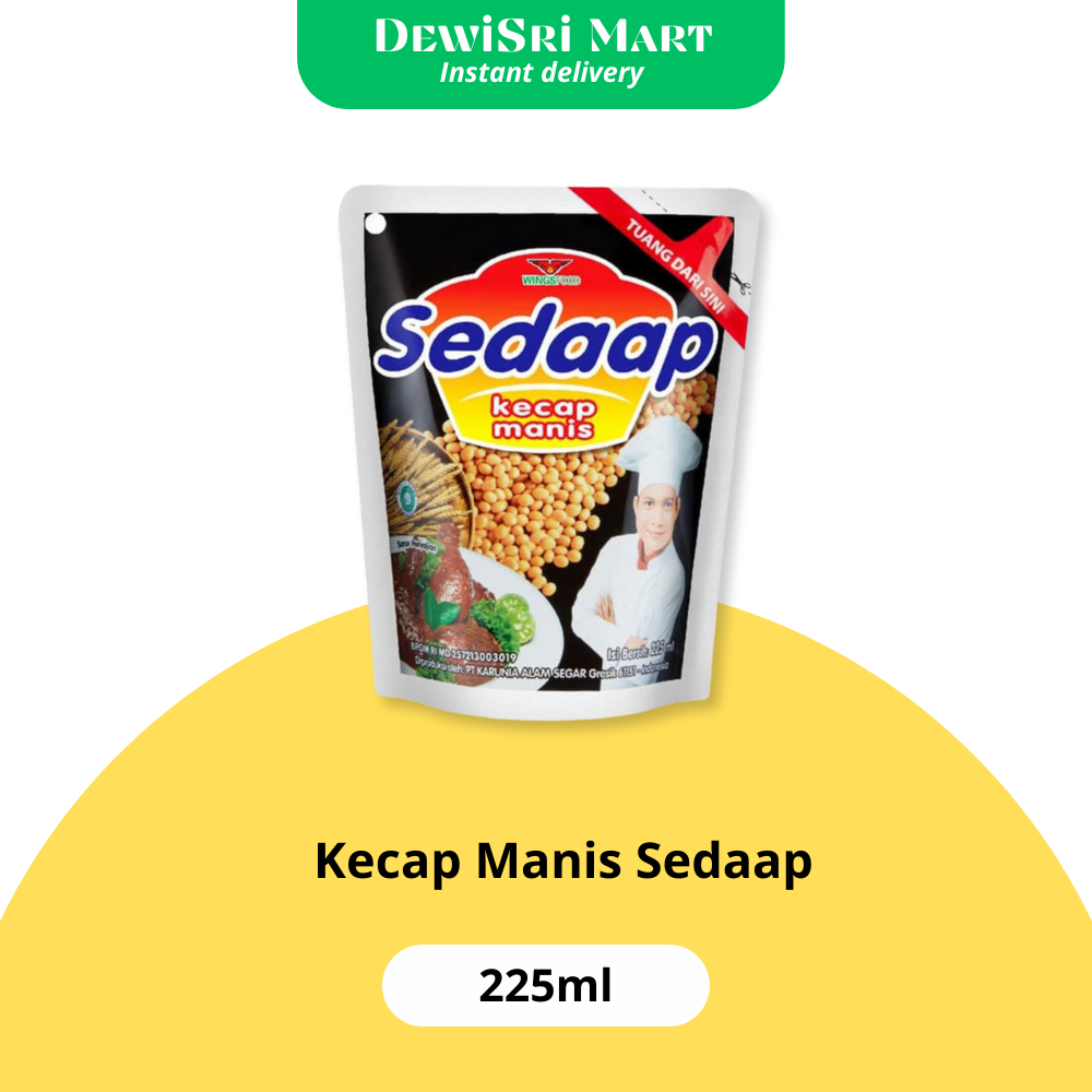 

Kecap Manis Sedaap / Sedap 225ml - Dewi Sri Mart