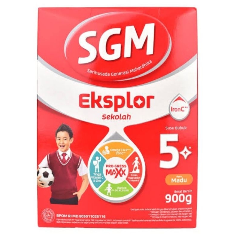 SUSU SGM 3&1 PLUS VANILA MADU  900 Gr USIA 1 - 5 TAHUN