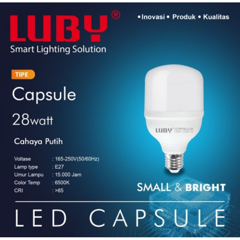 LUBY 28WATT NEWW GENERATION CAPSULE LED BUL