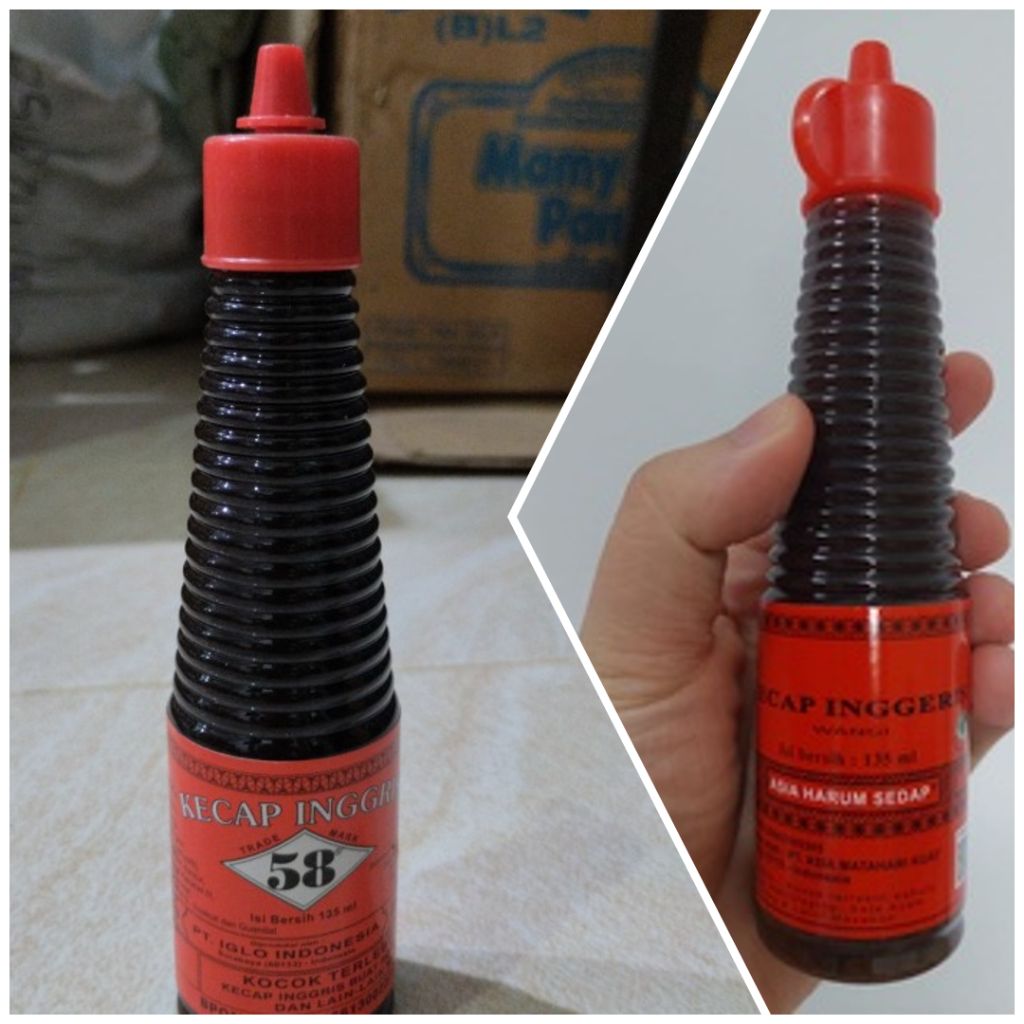 

Kecap Inggris 275 ml / merek / 58 / Asia Harum Sedap / food mix kitchen seasoning / bumbu masak saos