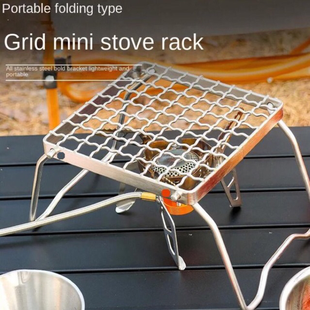 Alat Panggang Lipat Portable Outdoor Grill Stove Foldable - Panggangan BBQ - Roti di Outdoor camping