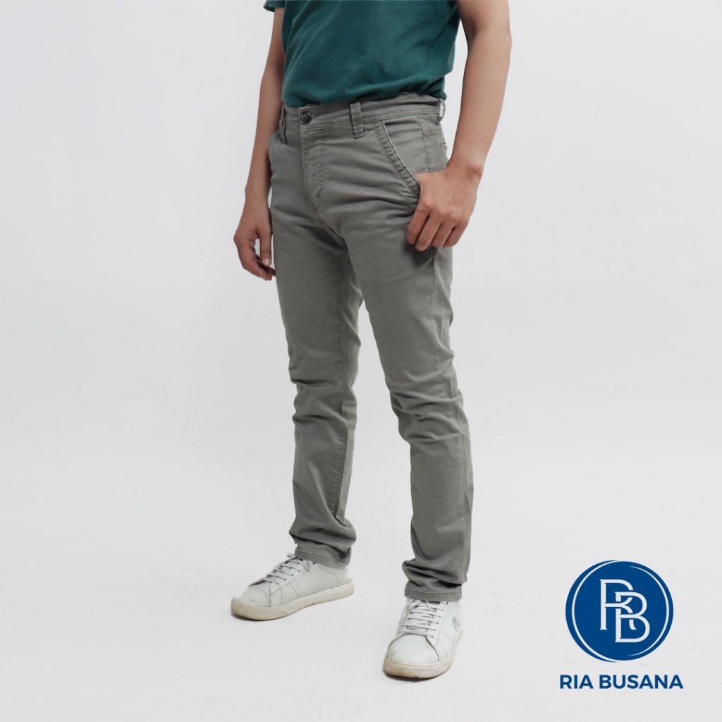 Ria Busana - Kendy - Celana Chinos Pria Art. PLF13211BM