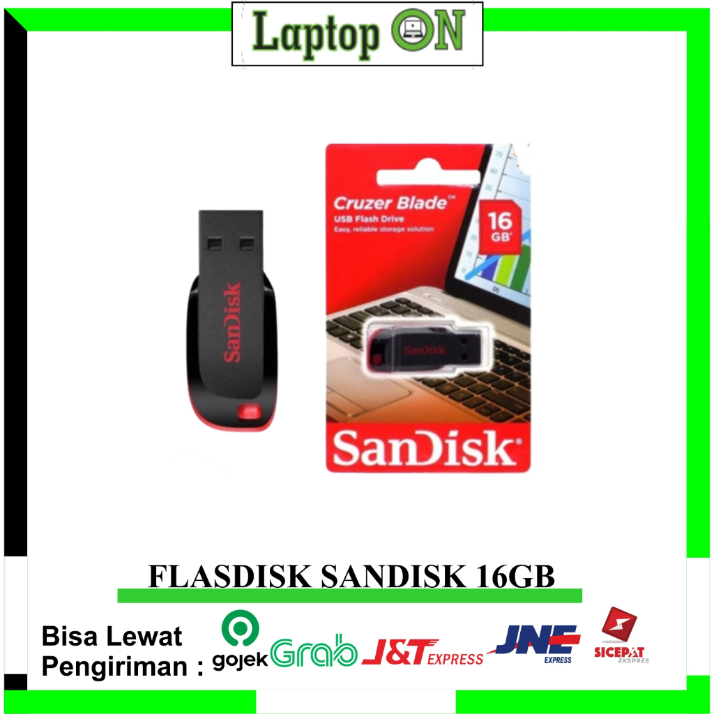 FLASHDISK SANDISK 16 GB / Flasdisk Sandisk 16GB / FDD 16GB SANDISK