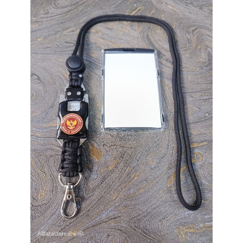 Tactical lanyard holder id card logo kemhan kementerian pertahanan
