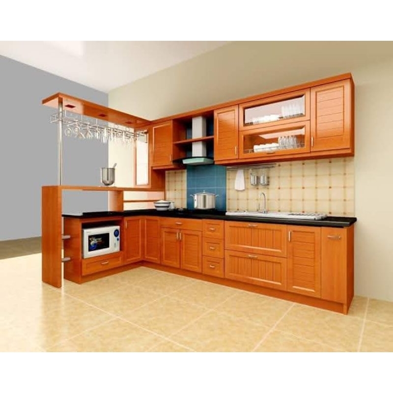 kitchen set kayu jati full