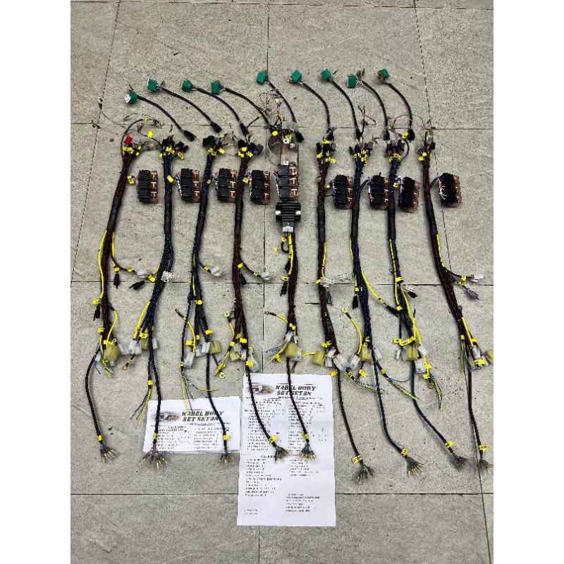 KABEL BODY SET SETAN CB GL100 ARUS DC FULL WAVE PNP DAYMAKER DAN BILED