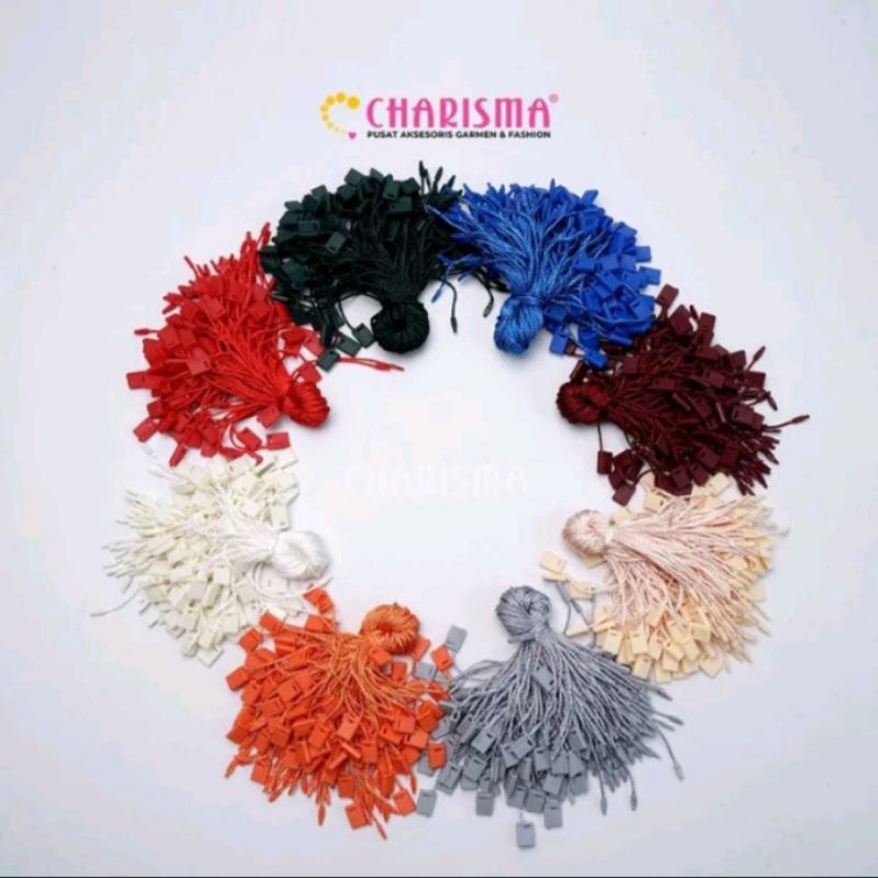 

Charisma Tali Hantag - Tali Hangtag Tali Warna-Warni Premium Hang Tag / Isi 1000 Pcs