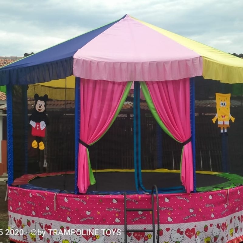 atap kain trampoline