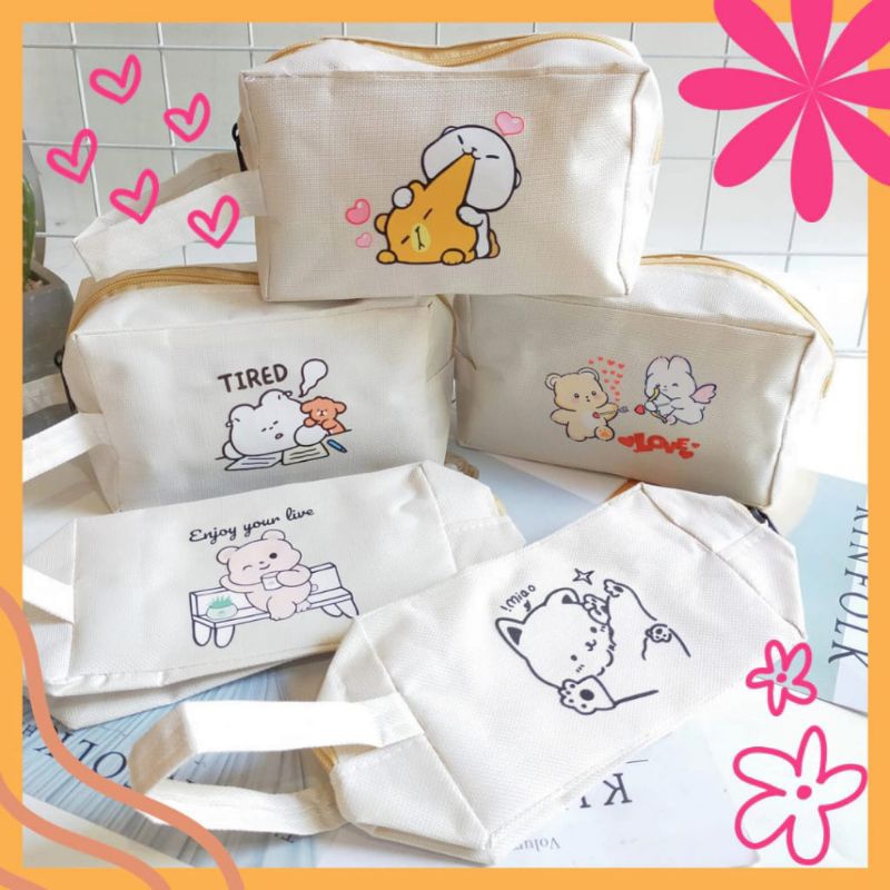 Pouch Kosmetik Gambar Lucu