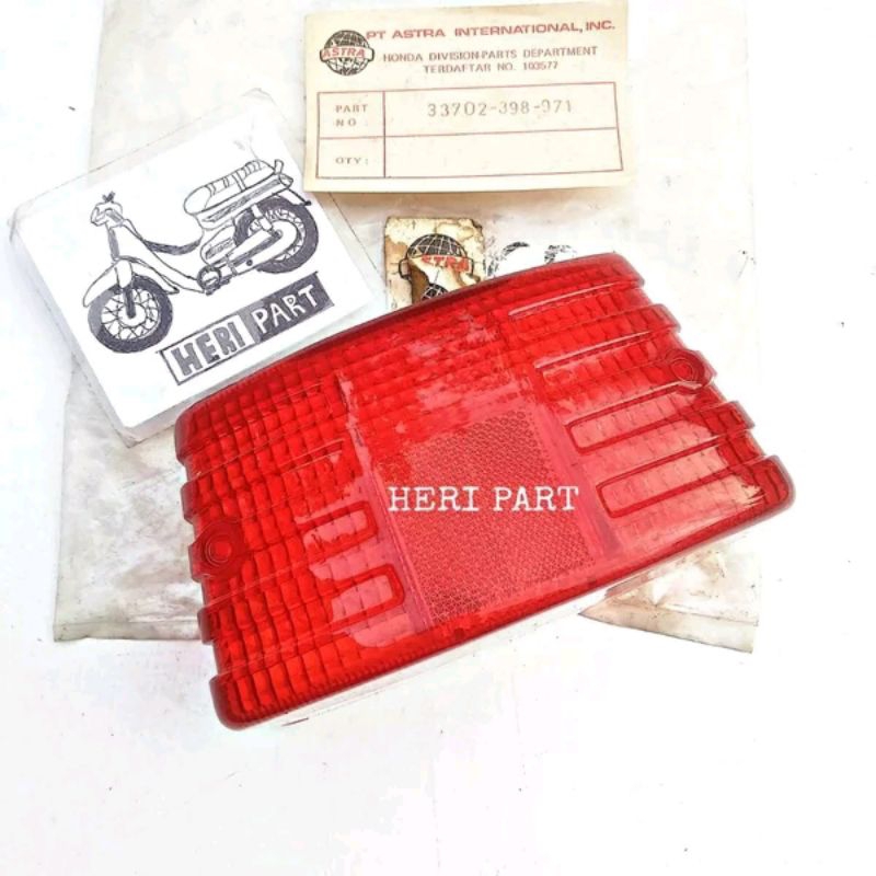 33702-398-971 original 100% mika kaca lensa stoplamp lampu belakang honda cgn cg110n