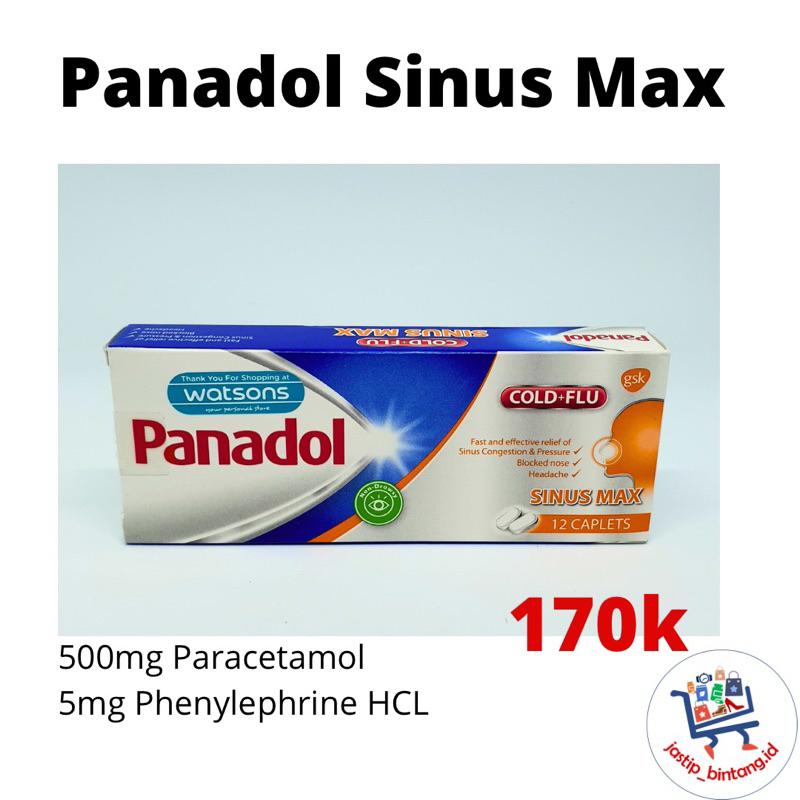 Panadol Sinus Max 12tab - Singapore