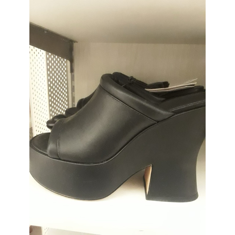 wedges hitam h&m