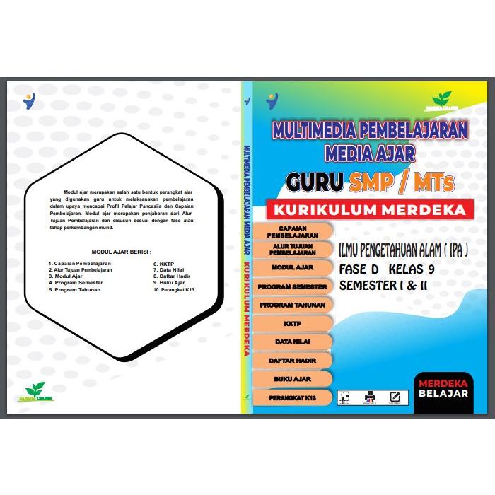 MODUL AJAR SMP/MTs ILMU PENGETAHUAN ALAM ( IPA ) FASE D ( KELAS 9 ) KURIKULUM MERDEKA
