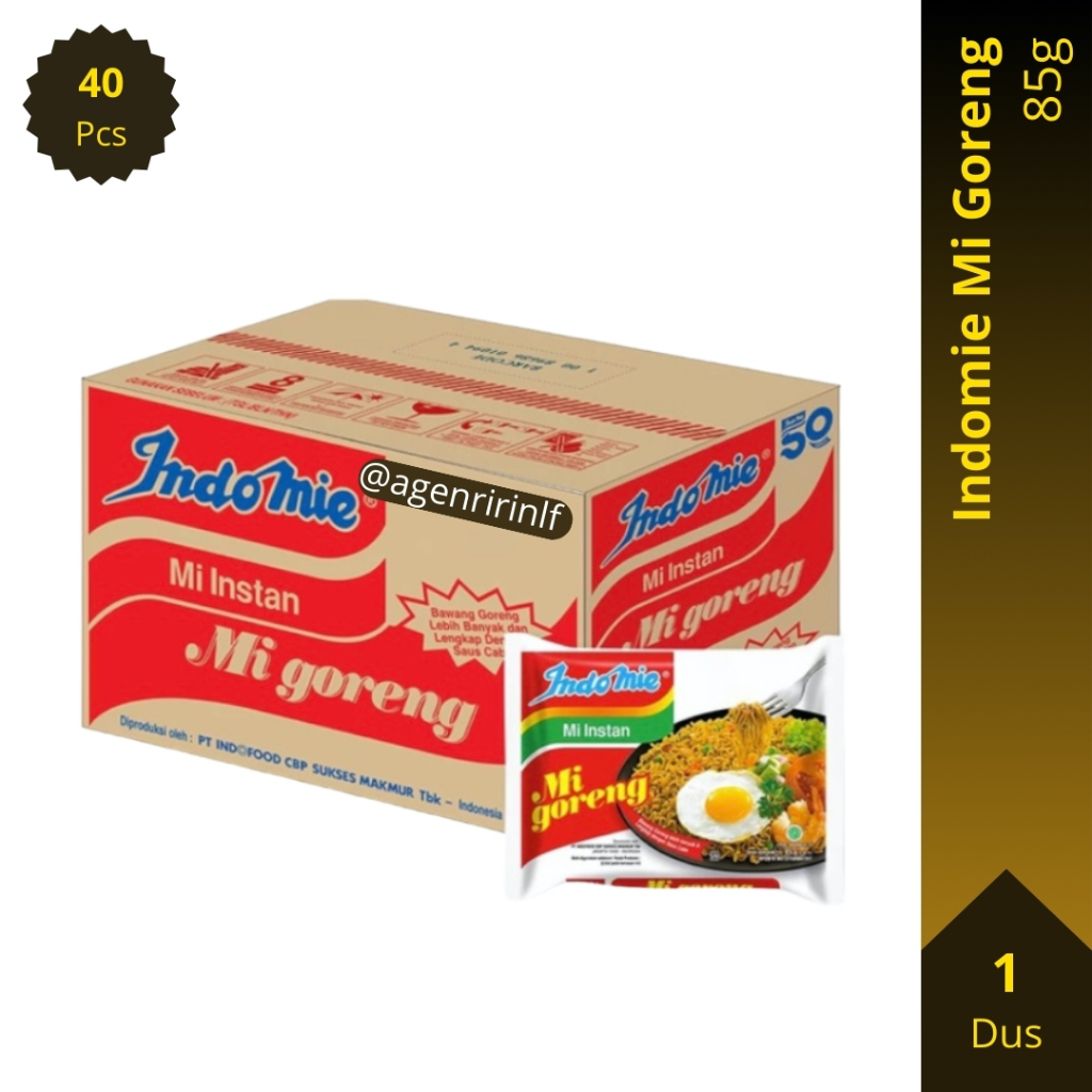 

Indomie Mi Goreng Rasa Original Dus / Karton (85 gr x 40 Pcs)