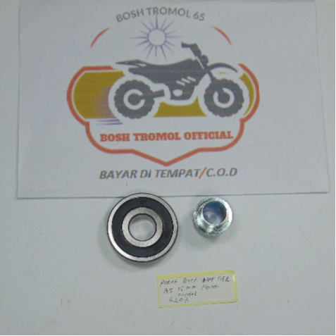 As 15 mm/PAKET/Bosh/Nap Gear Supra X 125 Karisma Supra Fit New Revo/Bearing 6203/Laher 6203