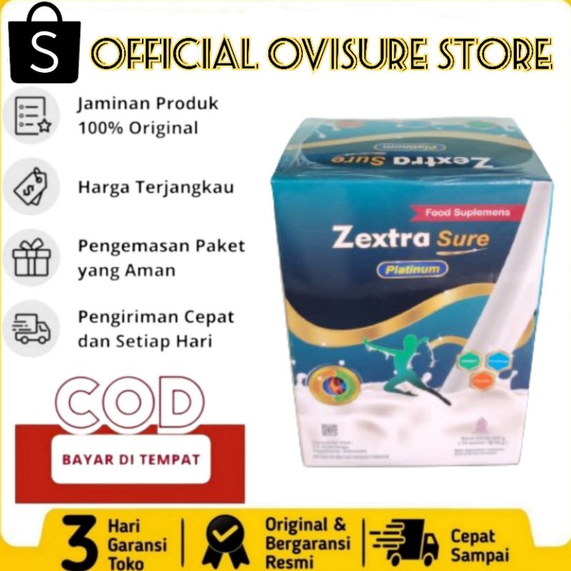 

KEMASAN BOX - ZEXTRA SURE GOLD MILK SUSU OBAT TULANG DAN SENDI YANG SEHAT 100% DIMFOR USA