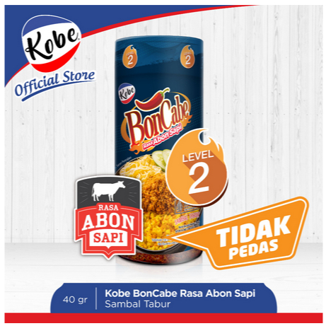 

BON CABE SAMBAL TABUR RASA ABON SAPI LEVEL 2 - BOTOL 40 GR