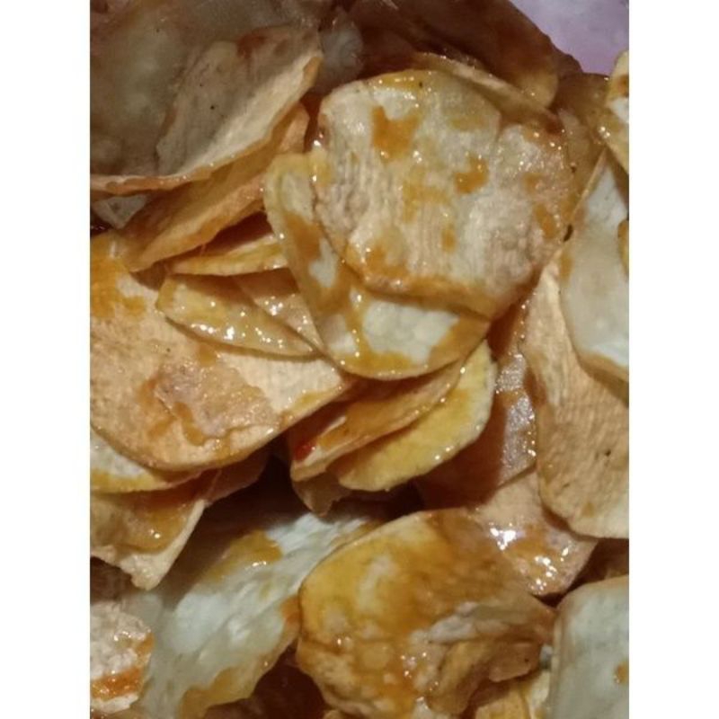 

KERIPIK TALAS PEDAS MANIS / KERIPIK TALAS GULMER