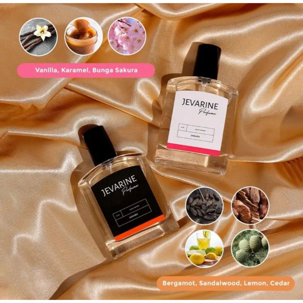 PARFUM JEVERINE COUPLE / PARFUM PASANGAN / JEVARINE SAKURA & SAHARA