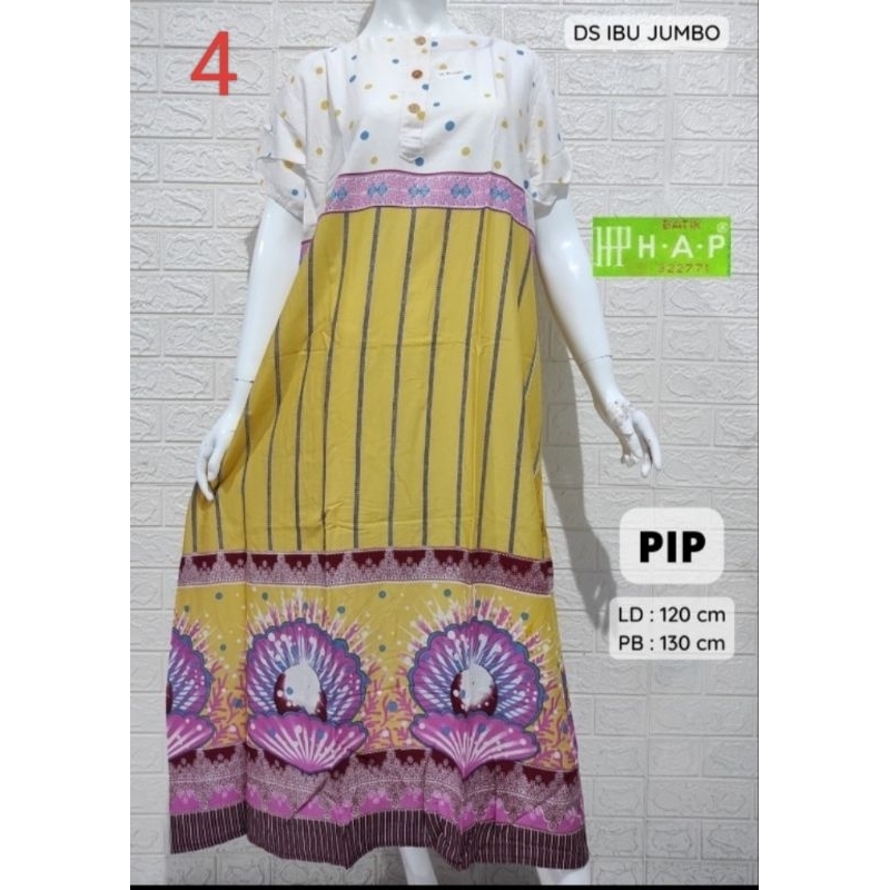 Longdress Ibu Pola Jumbo / Daster HAP Busui