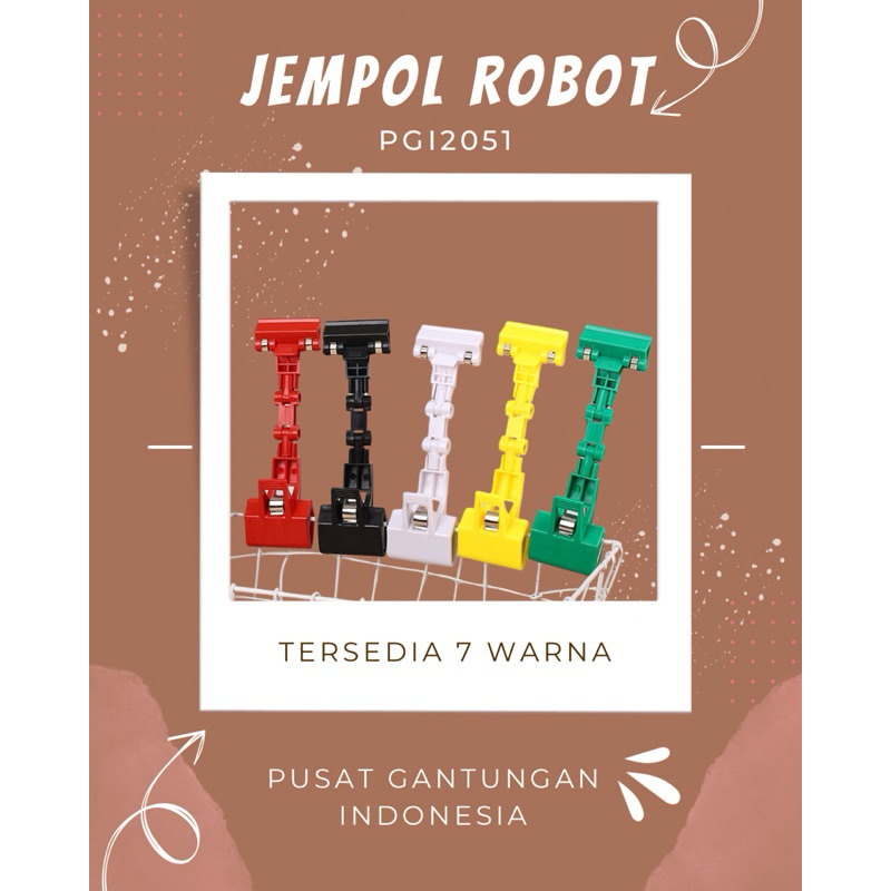 

(PGI2051) Jepitan ROBOT Harga Price Tag/Jepit Harga/Label Obral Harga/Sale Jempol/Penjepit Label Harga/ Price Tag Jepit