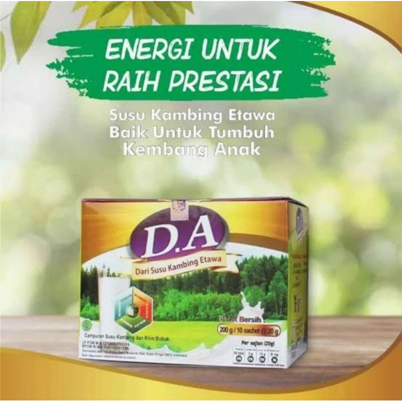 D.A SUSU KAMBING ETAWA DA D.A Susu kambing etawa bubuk