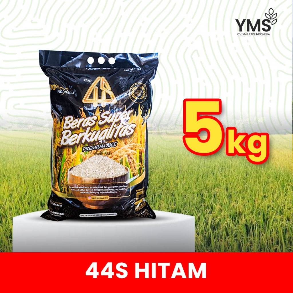 

Beras Berkualitas 44s Hitam 5kg