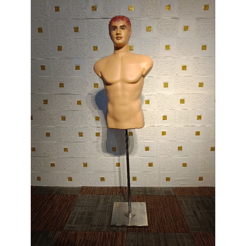 patung torso cowok// patung torso kaki besi// patung torso dewasa
