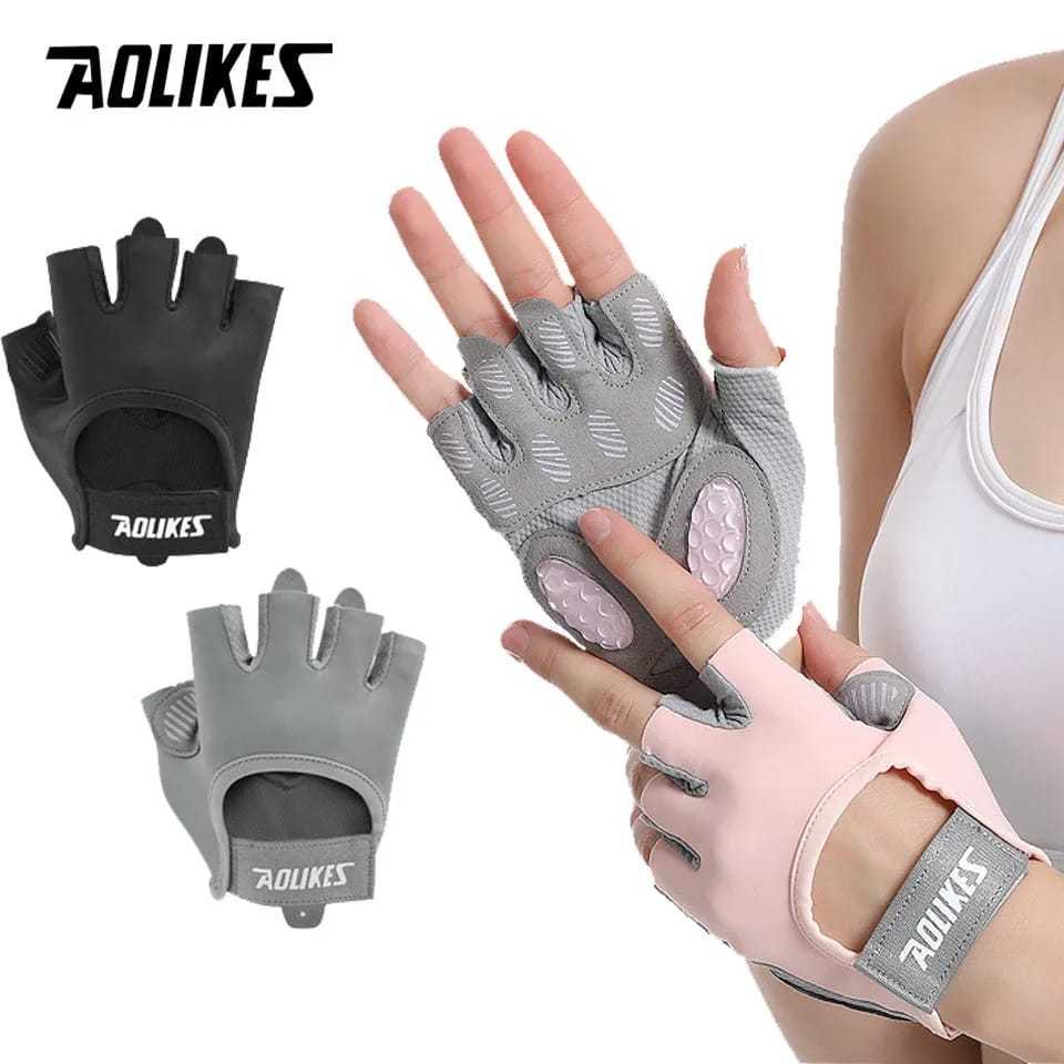 AOLIKES HS121 Sarung Tangan Olahraga Training Bodybuilding Fitness Glove Sport Angkat Beban