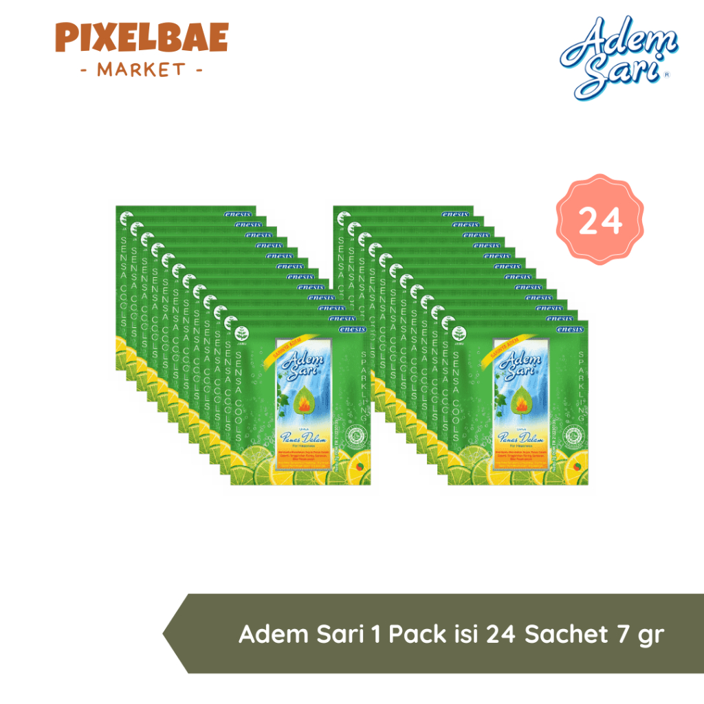 

1 PACK ADEM SARI SACHET ISI 24