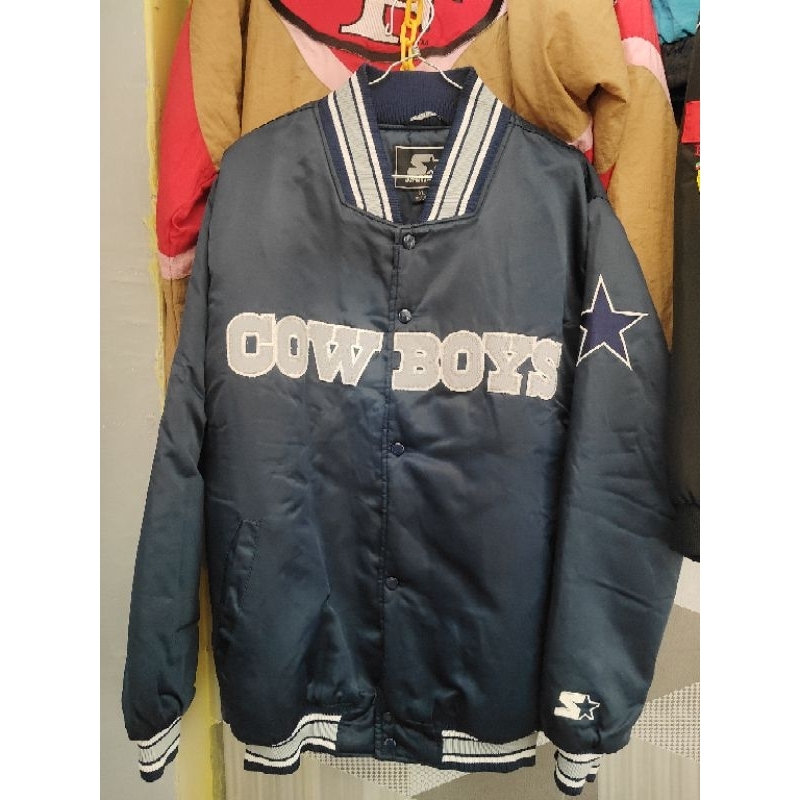 Jaket Varsity Starter Cowboys NFL Pria Wanita