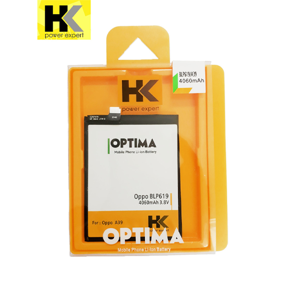 Original HK Optima Baterai Oppo A39 / A57 BLP619 4060 mAh 3.8V Double IC