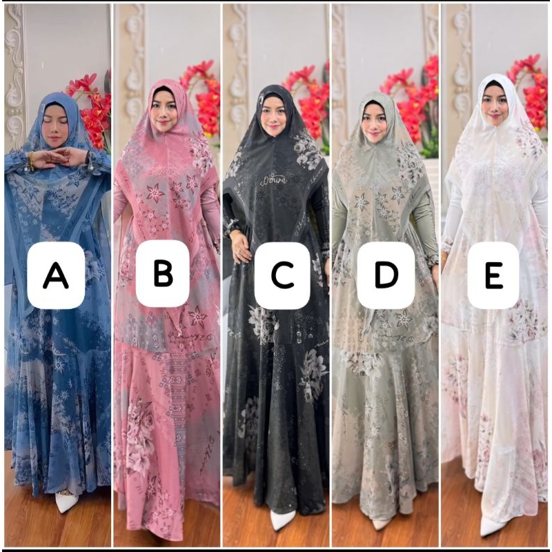 (LANGSUNG KIRIM) HAWWA SYARI SERIES BY D'ZHIRA | FASHION MUSLIM | GAMIS ☘️