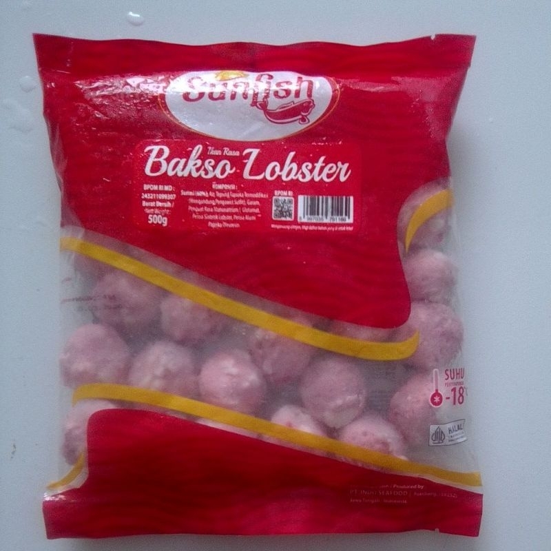 

SUNFISH BAKSO LOBSTER 500g