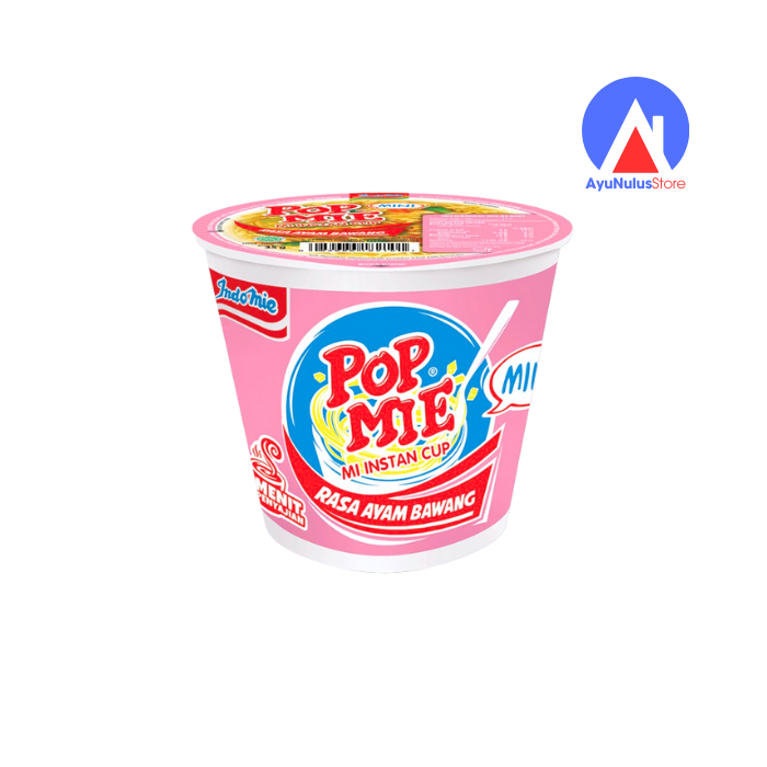 Pop Mie Mini Rasa Ayam Bawang 35 gr | Mi Kuah Instan Cup Bumbu Ayam Bawang