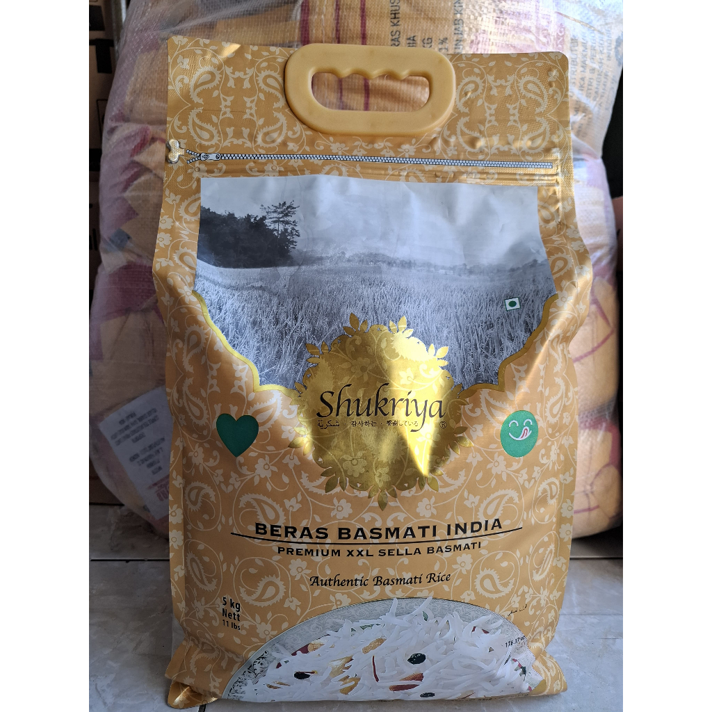 

Beras Basmati Shukriya Kemasan 5Kg