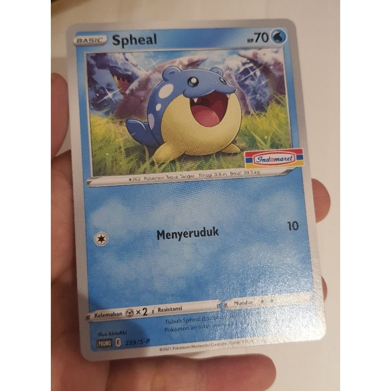 kartu Promo Pokemon indomaret Spheal