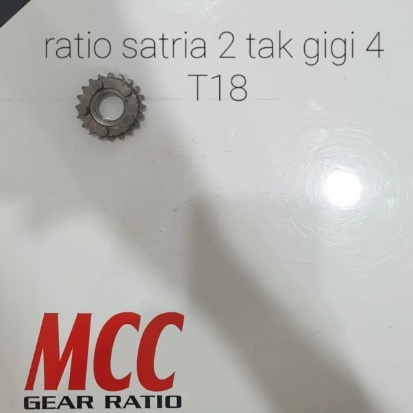 ratio satria 2 tak gigi 4 sebelah