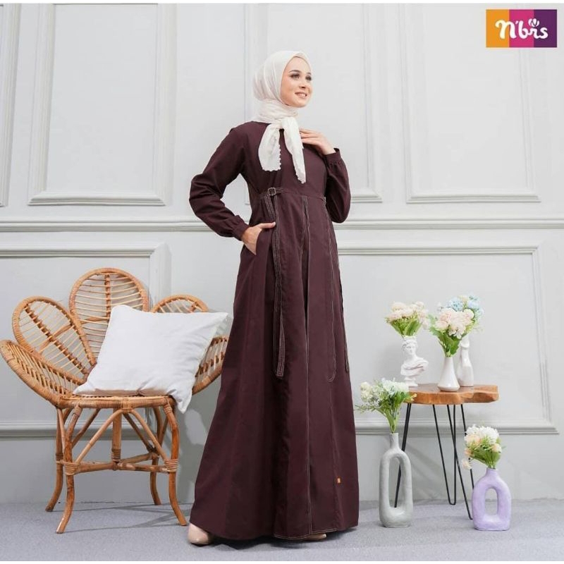 Gamis Nibras NB B22 Burgundy
