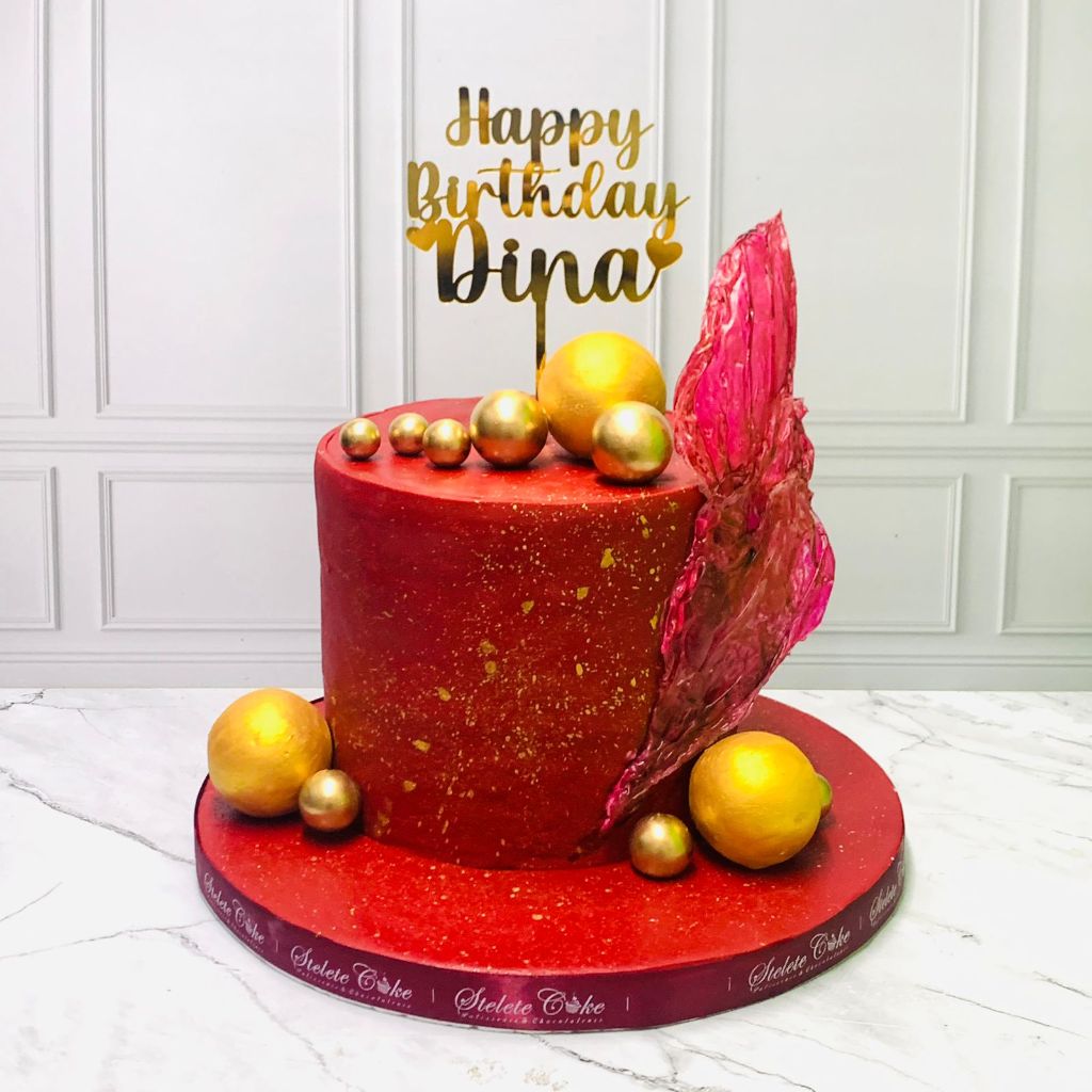 

Cake Birthday / Kue Ulang Tahun / Cake Custom Topper Acrylic