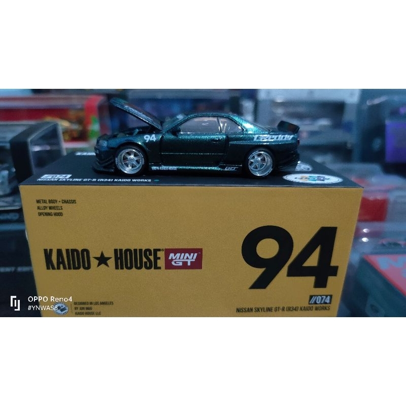 mini GT kaido house r34 greddy lose