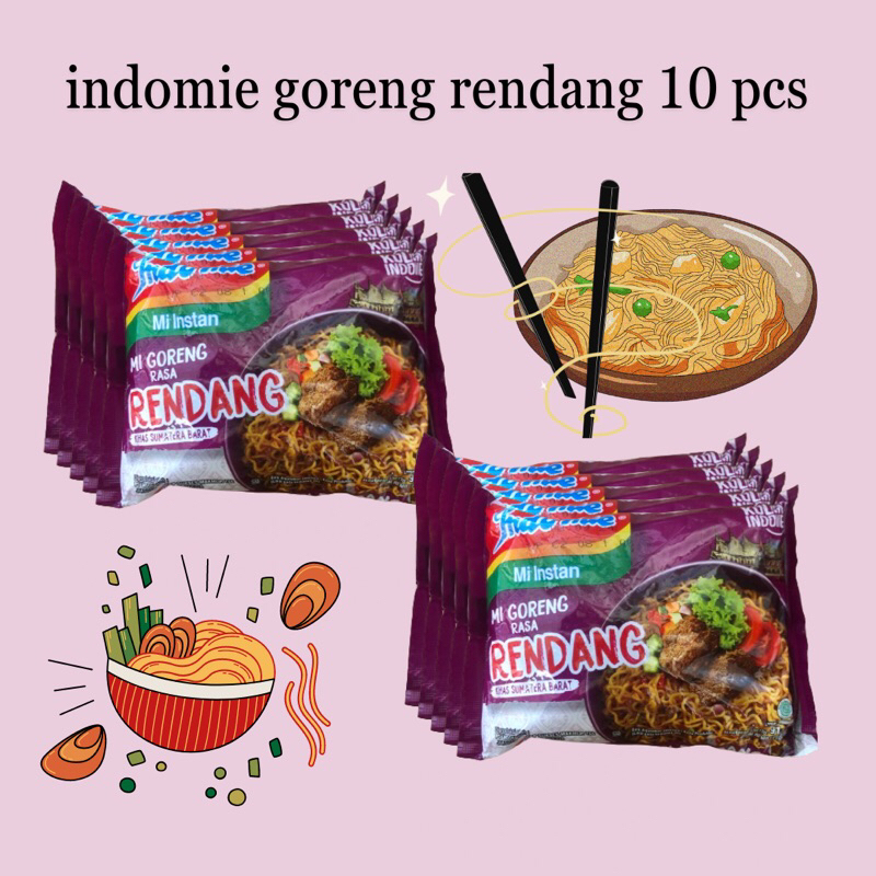 

lylyqia-indomie rendang 10 pcs