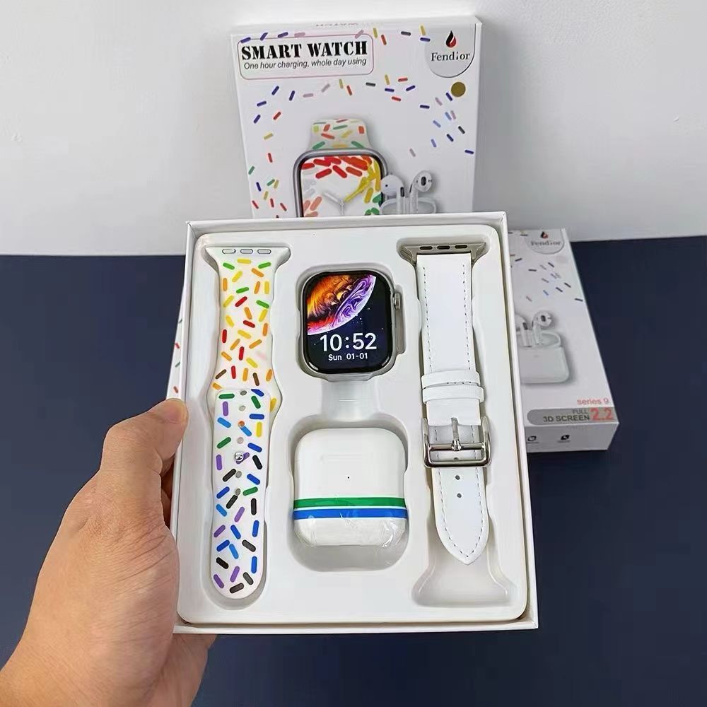 ORIGINAL Jam Tangan Smartwatch S9pro free Earphone free Strap Kulit Bergaransi