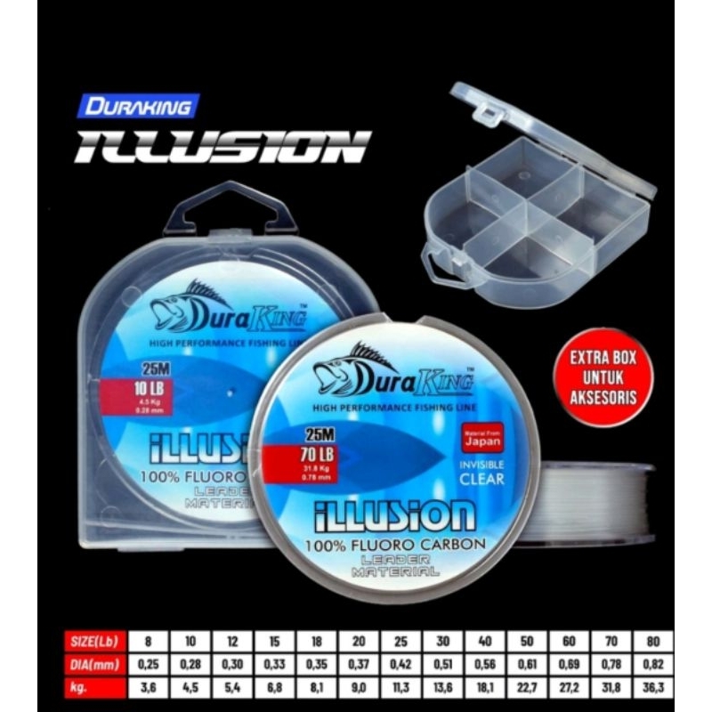 Senar Leader Duraking Illusion 100% Fluorocarbon