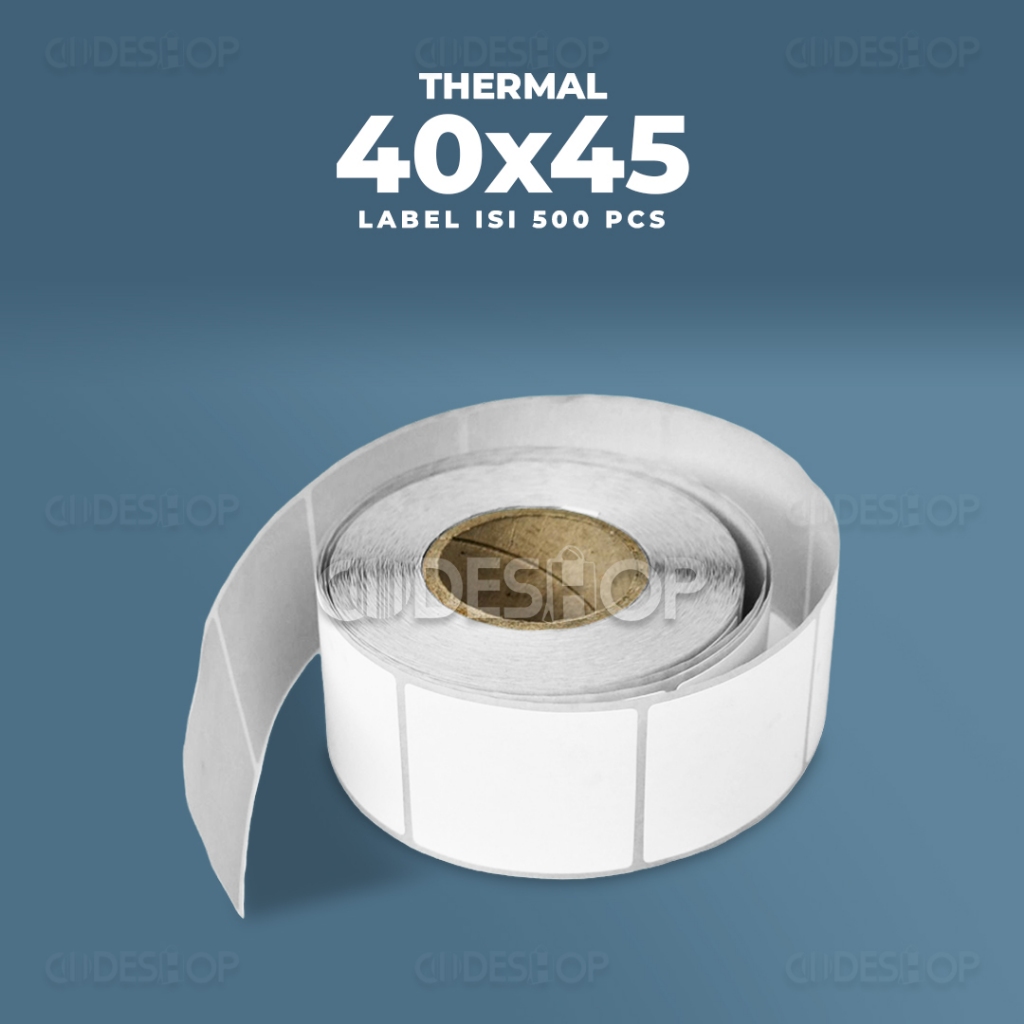 

Label Timbangan Digital 40x45 Thermal isi 500 Pcs 40 x 45 mm