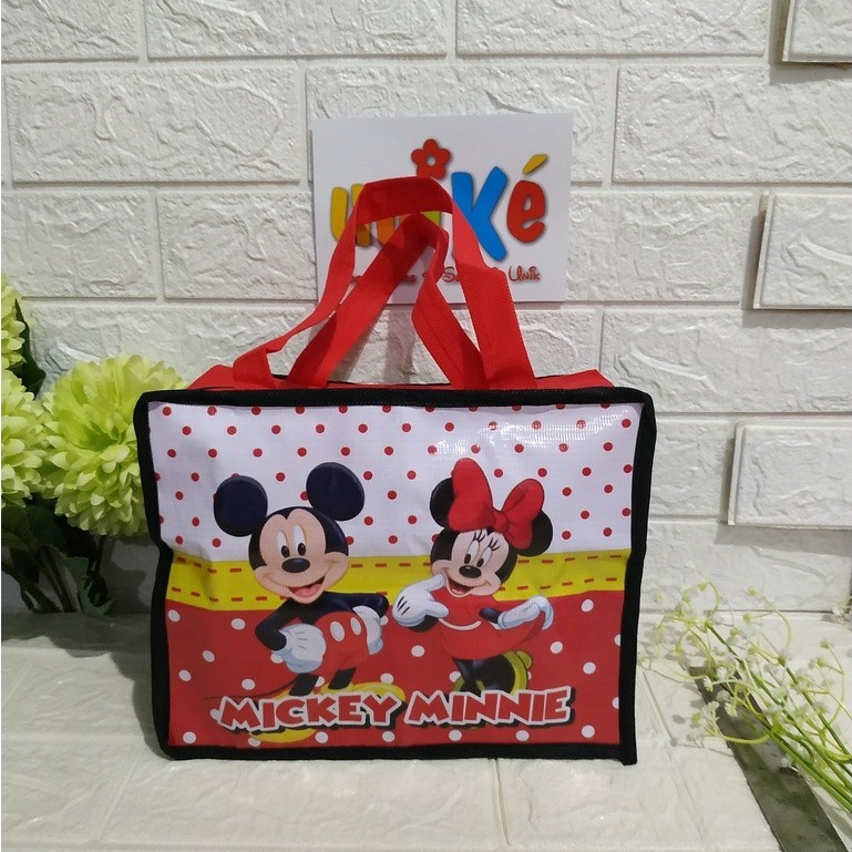 CUSTOM TAS TENTENG BAHAN SPUNBOND + RESLETING (By Request)